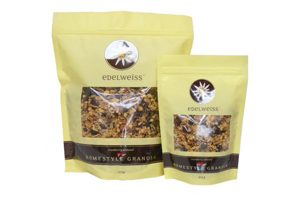 Túi trà Homestyle Edelweiss Bao bì màu vàng nhạt với cửa sổ