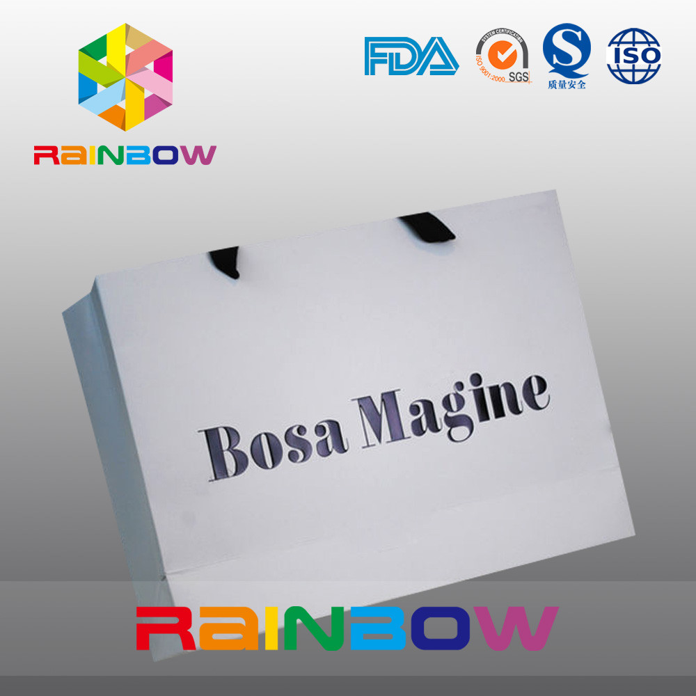 Eco - Túi giấy tùy chỉnh thân thiện có tay cầm để đóng gói trang phục