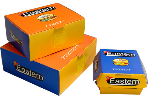 Bao bì hộp giấy Premiium với thiết kế in tùy chỉnh cho nhà hàng thức ăn nhanh