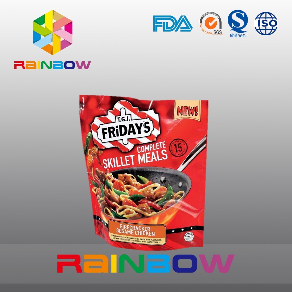 Cấp thực phẩm Tự đứng Ziplock Túi nhựa Bao bì Retort Túi