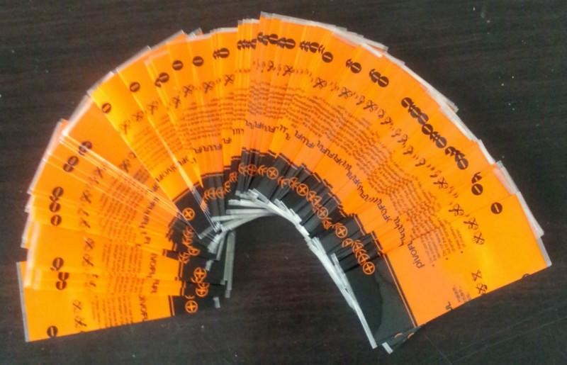 Nước giải khát ngành công nghiệp in nhãn thu nhỏ nhãn nhựa co lại cho hình dạng chai