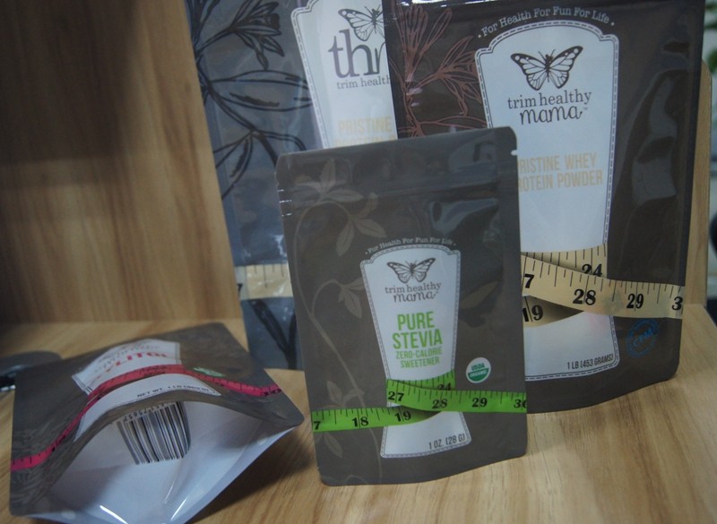 PET / PE Hương vị khác nhau Đường Doypack Túi nhựa Bao bì có khóa kéo