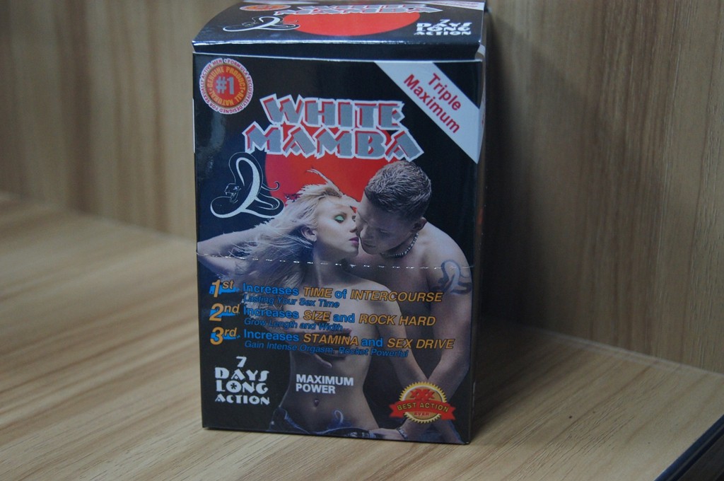 Thuốc tăng cường tình dục Hiển thị Hộp giấy và Thẻ Hộp Black Panther