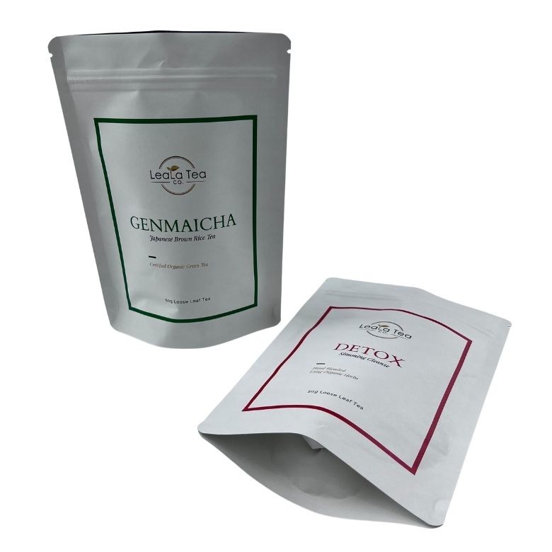 In tùy chỉnh Bao bì Đứng lên Bao bì Túi Ziplock Nhôm Lá nhôm Chà xát cơ thể