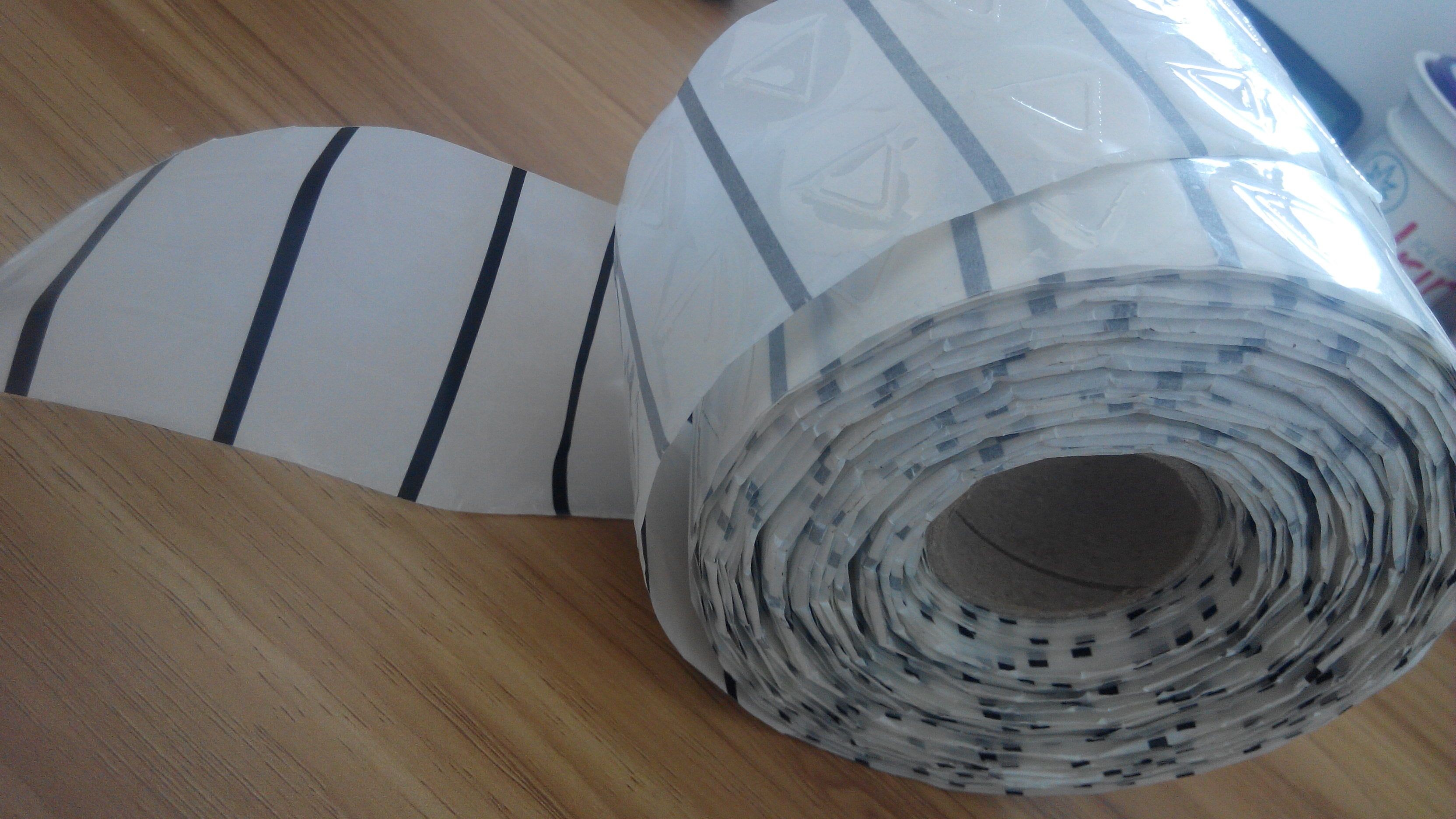 Người mù tùy chỉnh cảnh báo xúc giác Nhãn thu nhỏ tay áo Nhãn với cuộn cho chai