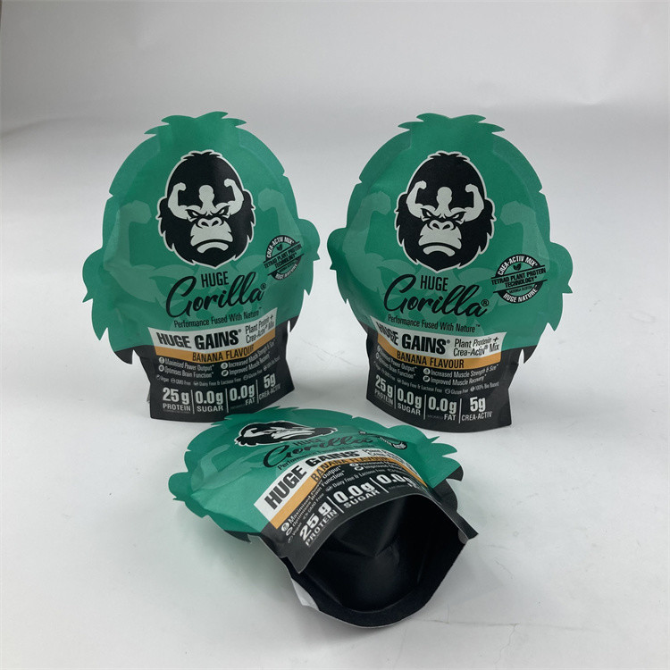 Hình dạng bất thường Nhiều lớp chống mùi Mylar 3.5g 7g 14g 28g Túi Ziplock Mylar cảm ứng mềm