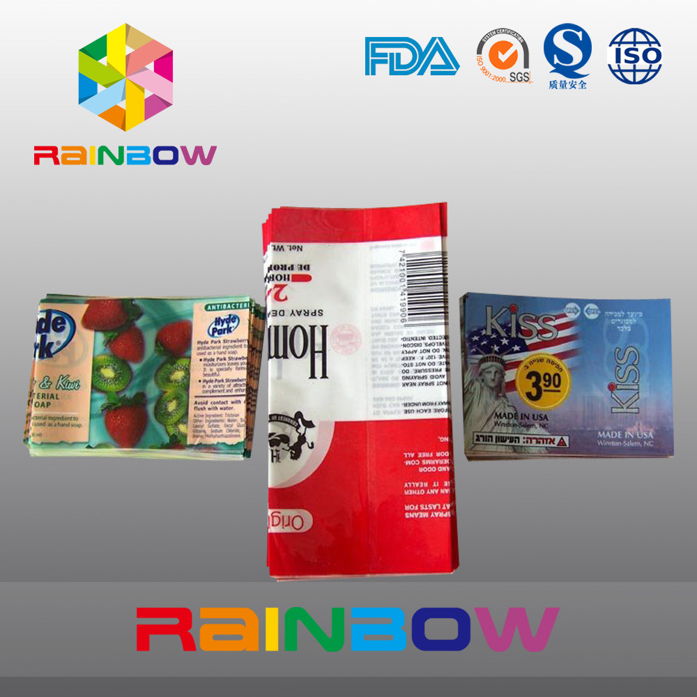 Nhãn chống thấm PVC / PET nhiệt co lại cho chai