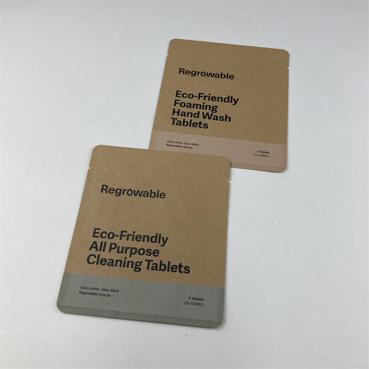 Túi phẳng PLA có thể tái sử dụng được in kỹ thuật số OEM để trang điểm miếng tẩy trang