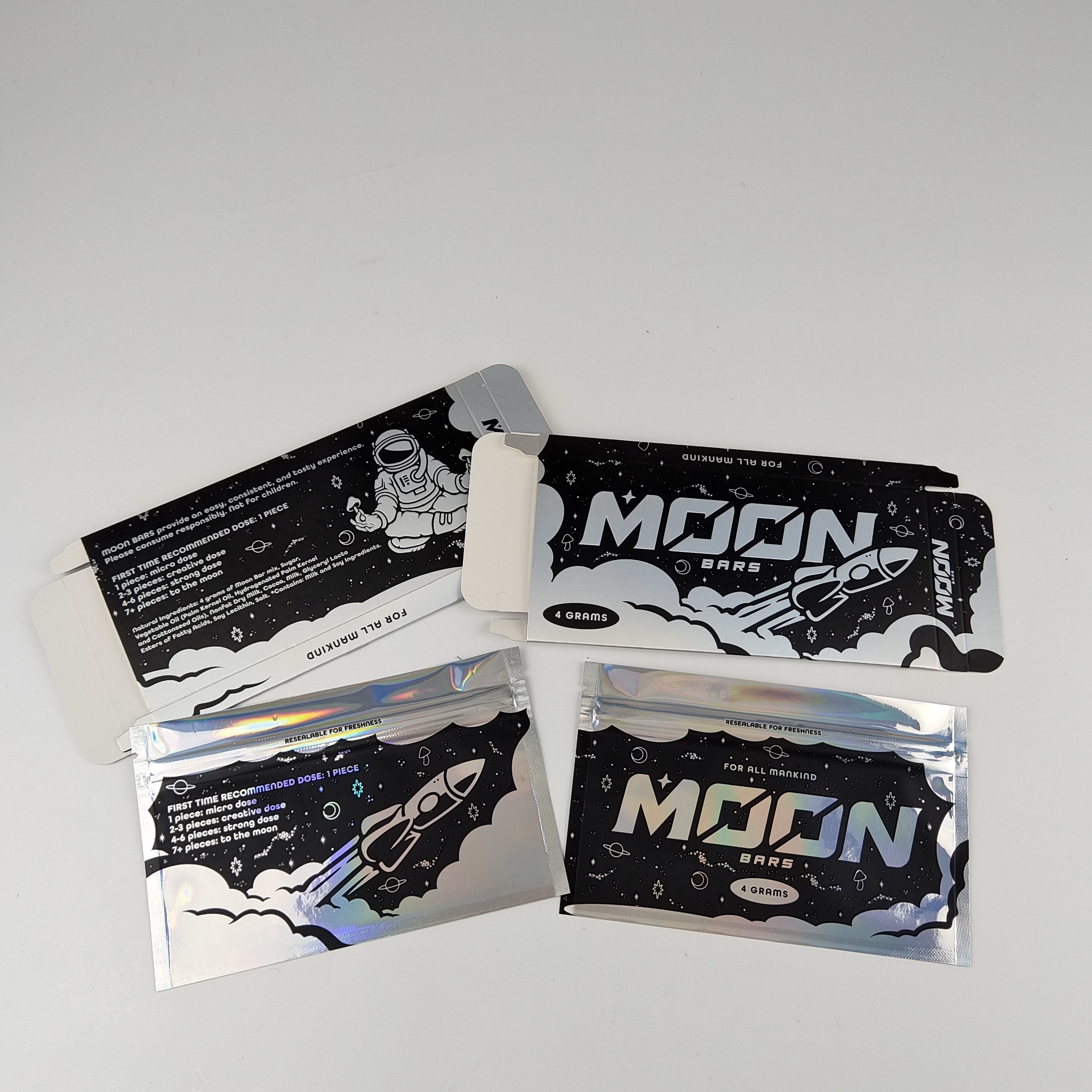 Thanh kẹo sô cô la Thanh bao bì thực phẩm Hộp giấy In ấn tùy chỉnh Hộp thực phẩm giấy bìa