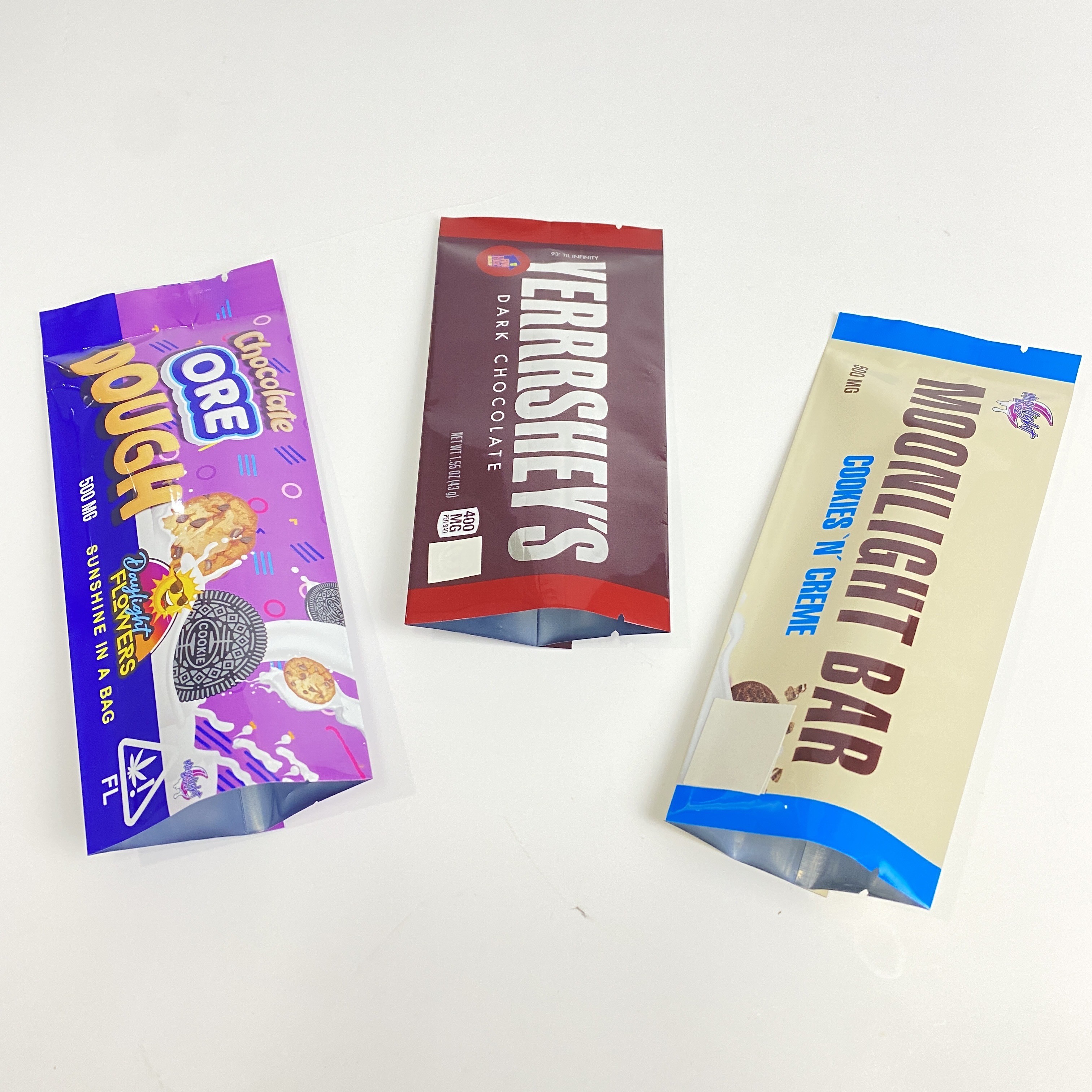 Logo tùy chỉnh Trở lại Túi niêm phong Kẹo Gummies Bao bì Hạt giống Túi