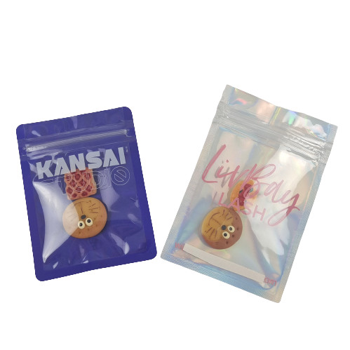 Tùy chỉnh 35g Thực phẩm Mylar Bao bì Bao bì Cần sa Nhựa Mylar Đứng lên Túi