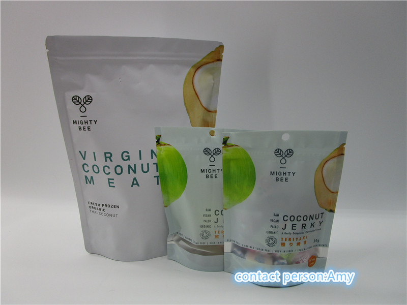 Tùy chỉnh thực phẩm Lớp kẹo Bao bì nhựa Túi 30g 43g Zipper Top Niêm phong