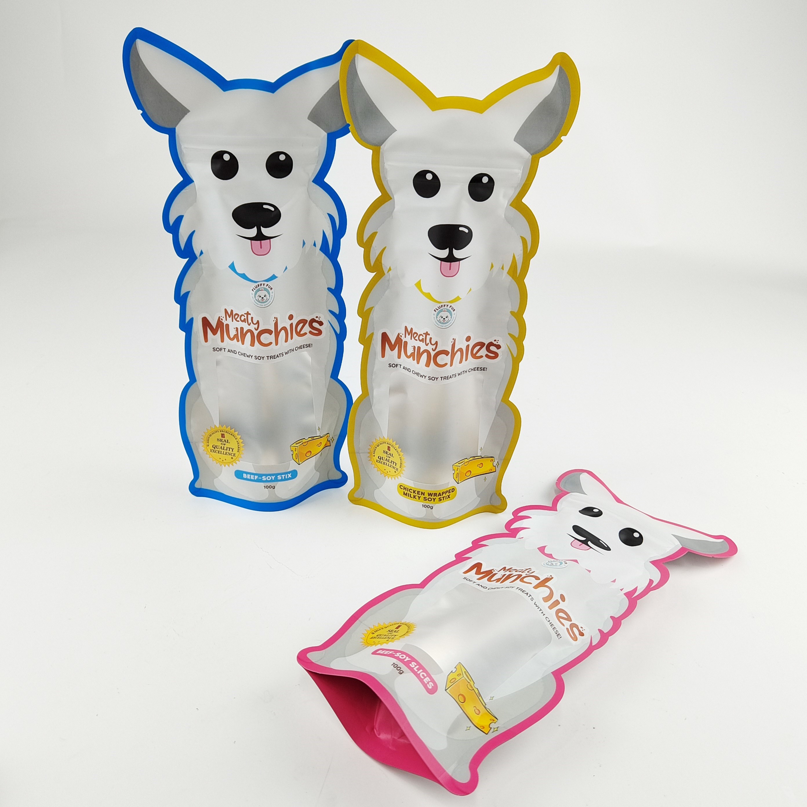 Die Cut Túi chống mùi nhỏ có thể khóa lại được 3,5g Túi thực phẩm Mylar Cookie