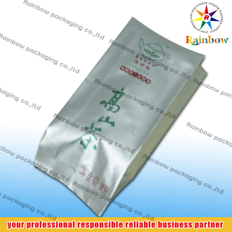 Túi đựng trà PET / AL / PE Bao bì có nắp bên