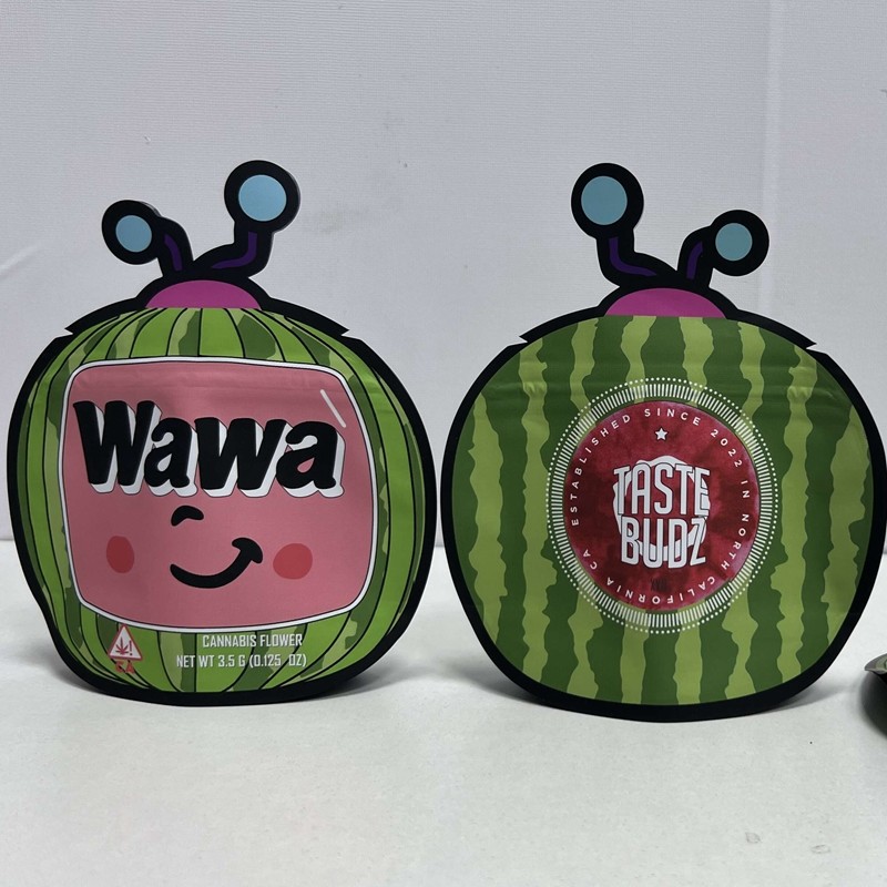 Lá nhựa Bao bì hương thảo dược Túi Mylar Đứng lên Túi Cần sa Hoa