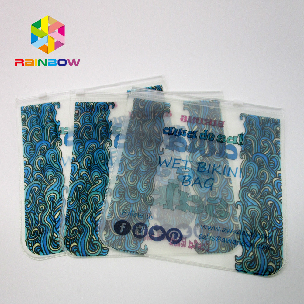 Túi nhựa trong suốt bằng nhựa PVC, Túi đựng đồ bơi bằng nhựa có khóa kéo