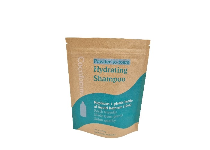 Bán buôn Giấy Kraft màu nâu Doypack Bao bì có thể ăn được có mùi bằng chứng đứng lên Túi