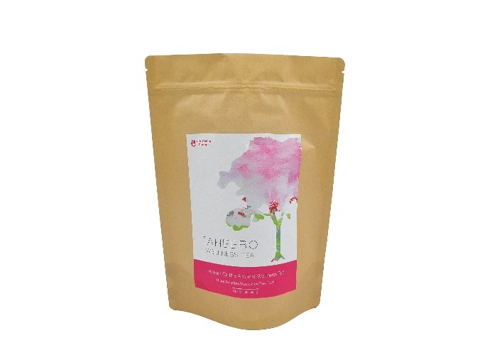 Túi đứng có thể phân hủy sinh học Thiết kế tùy chỉnh Túi giấy bao bì cà phê giấy kraft