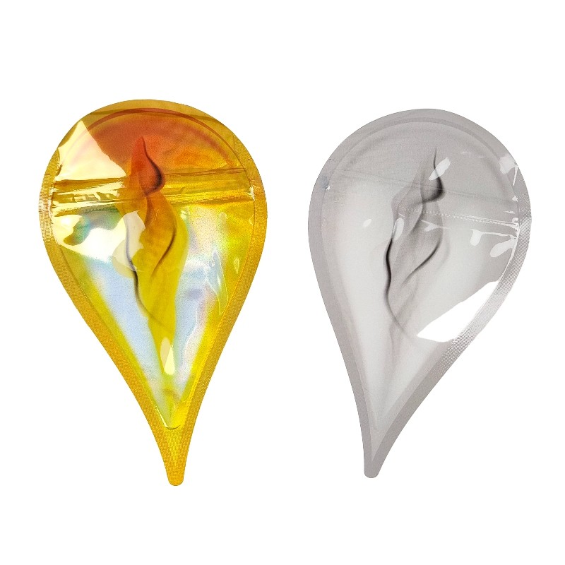 Túi Ziplock Mylar chống mùi 3,5g Bóng đặc biệt cắt hình để đóng gói thực phẩm