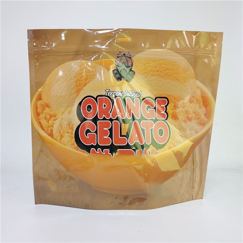 Túi in kỹ thuật số 3.5G 1LB Soft Touch Holographic Pouch High Barrier Smell Proof Child Proof Zipper Stand Up Bags