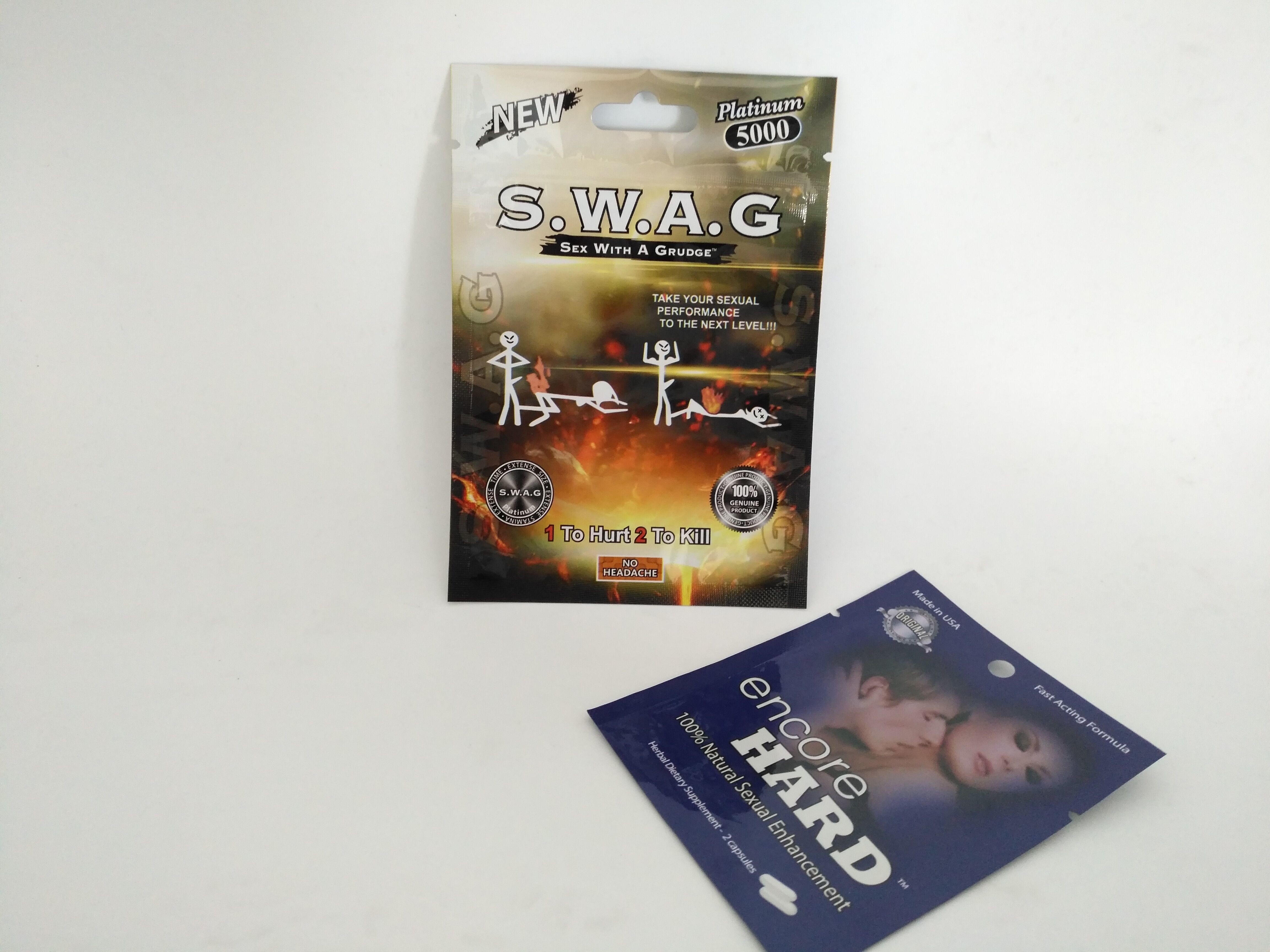 3 Side Seal Pill Bao bì Túi Túi Xé rãnh cho Encore Hard Capsule Powder