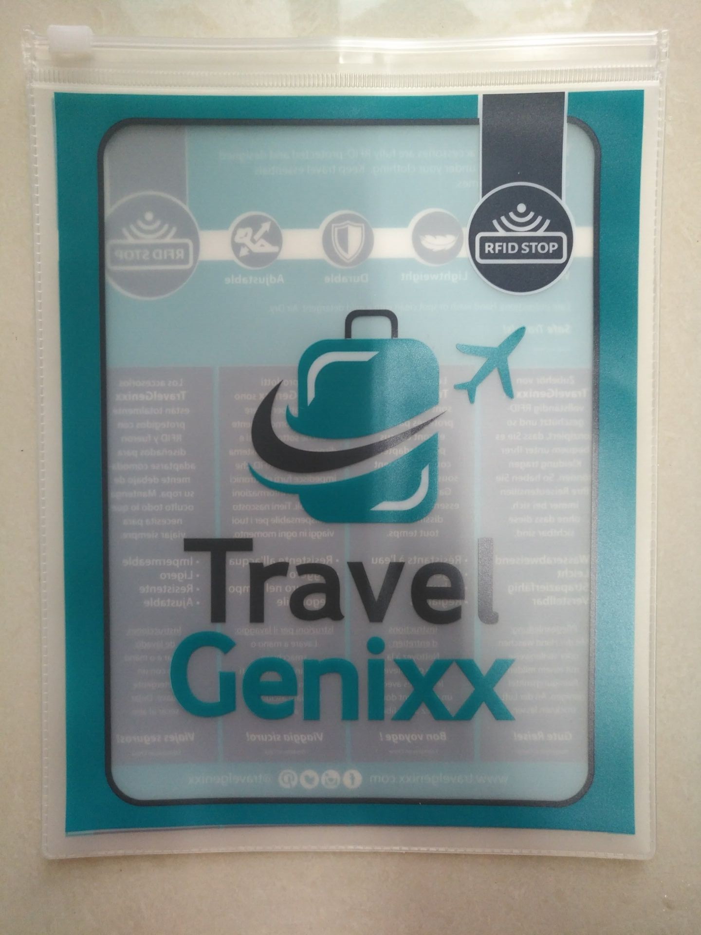 Rõ ràng trong suốt Pvc túi, quần áo Pin Pvc móc túi ba bên con dấu