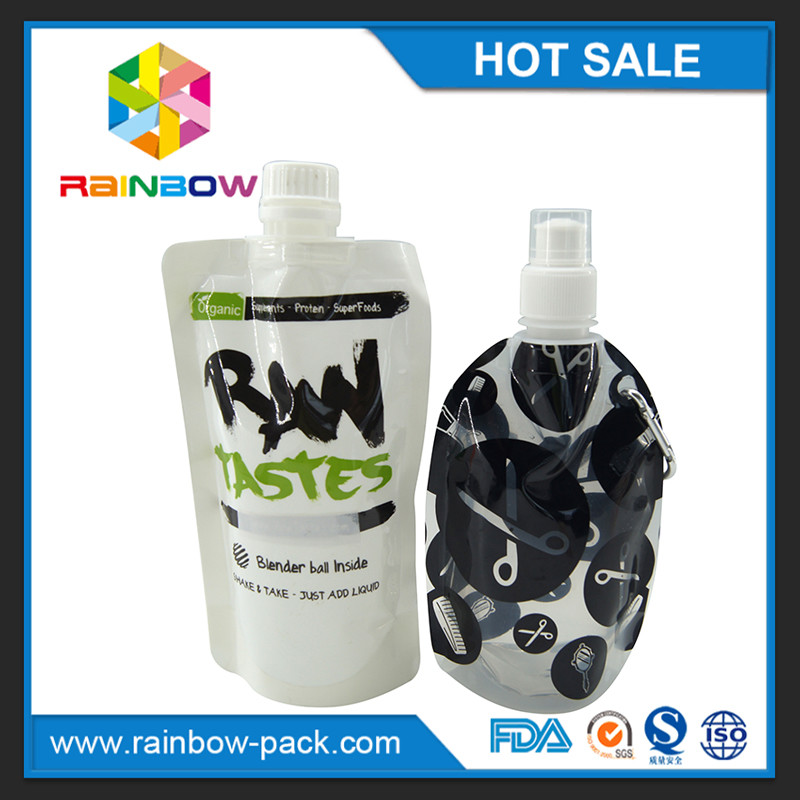 Đứng lên có thể tái sử dụng Túi đựng thức ăn cho trẻ em Bao bì có khóa kéo