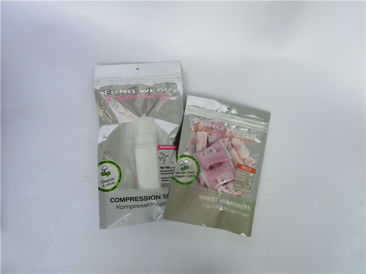 túi niêm phong ba mặt chất lượng cao với túi ziplock / ziplock / túi dây kéo cho đồ lót