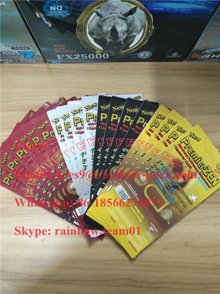 PremierZen Gold Nam Thuốc tăng cường thẻ bao bì vỉ có hiệu ứng 3D