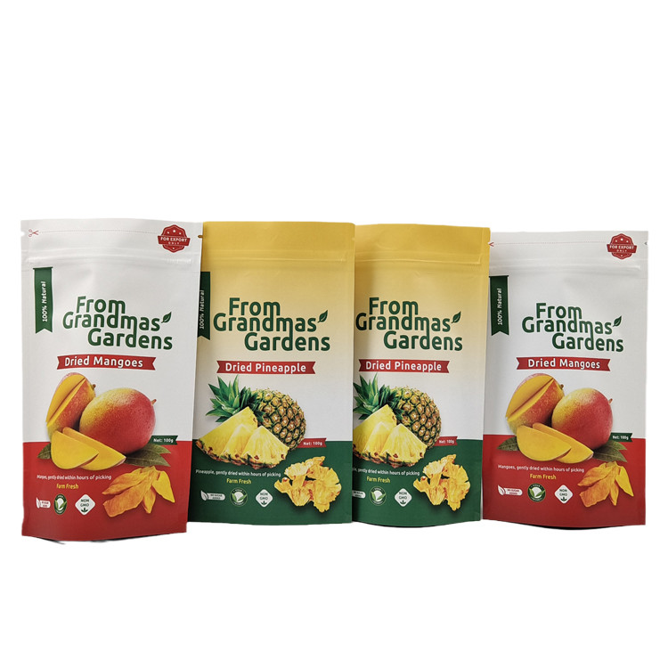 Logo tùy chỉnh Kraft giấy đứng lên túi chất lượng thực phẩm Biodegradable mùi chống mùi với Logo