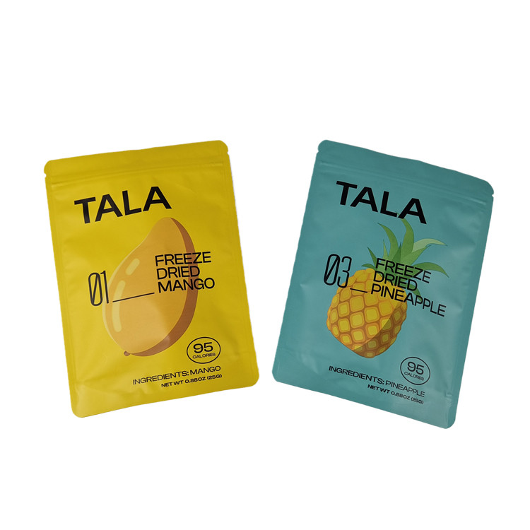 MOQ thấp tùy chỉnh hạt hạt dẻo trái cây khô đồ ăn nhẹ túi đóng gói mềm chạm túi Mylar