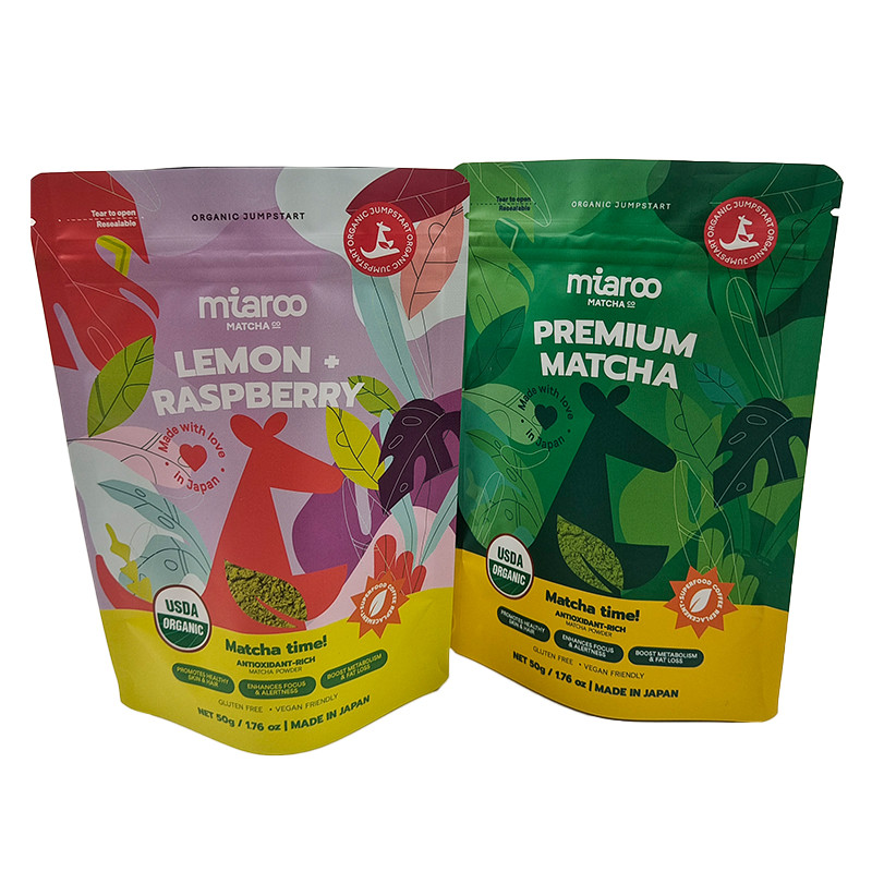 Túi nhựa minh bạch 500g Thùng Mylar Thùng Mylar Thùng Custom In Zipper