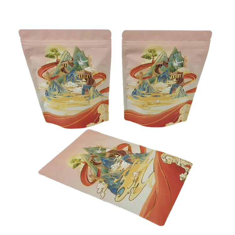 Best Selling Custom Soft Touch Mylar Bag Stand Up Aluminum Foil 3.5g Không mùi Protein Cà phê gia vị Bột đóng gói Po