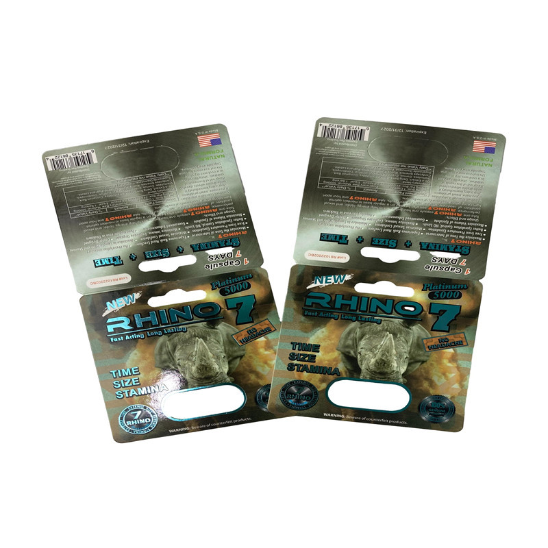 Bao bì gấu gom Đàn ông tăng cường tình dục thuốc viên Blister giấy bao bì