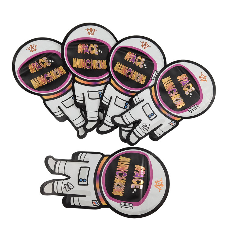 Tùy chọn in 3.5g 7g 14g Stand Up pouch Gumsy Edible Packaging Mylar Aluminum Foil chống trẻ em Khóa Zip Lock Bags