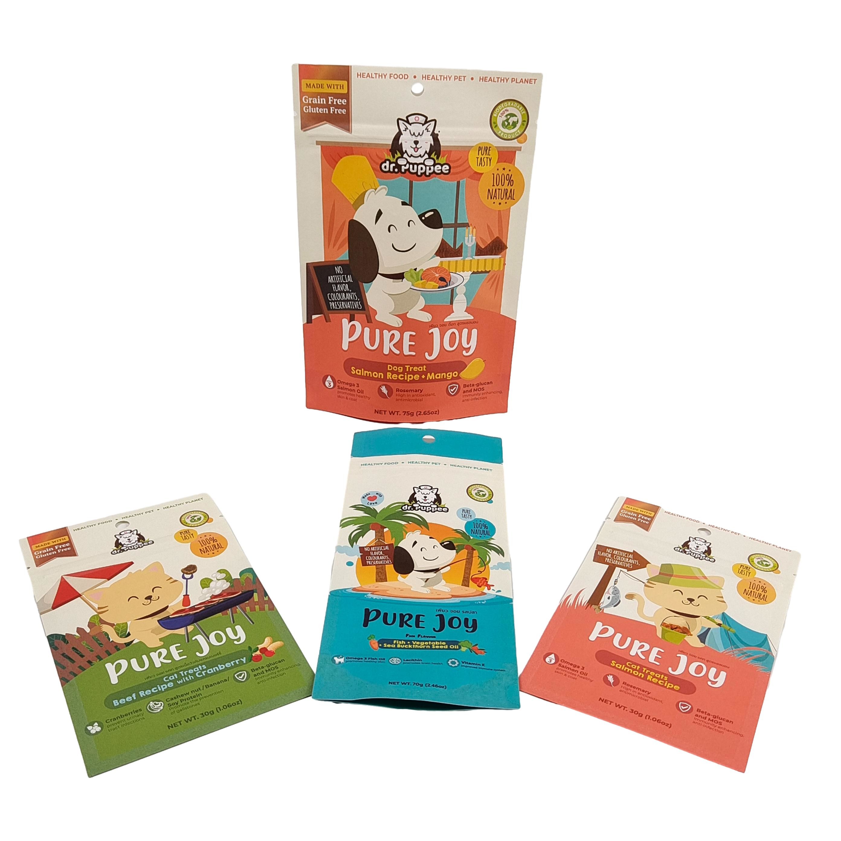 bán nóng màu nâu tái chế tùy chỉnh in Eco Friendly Zipper đứng lên túi hoa quả khô gói túi Kraft Pa phân hủy sinh học