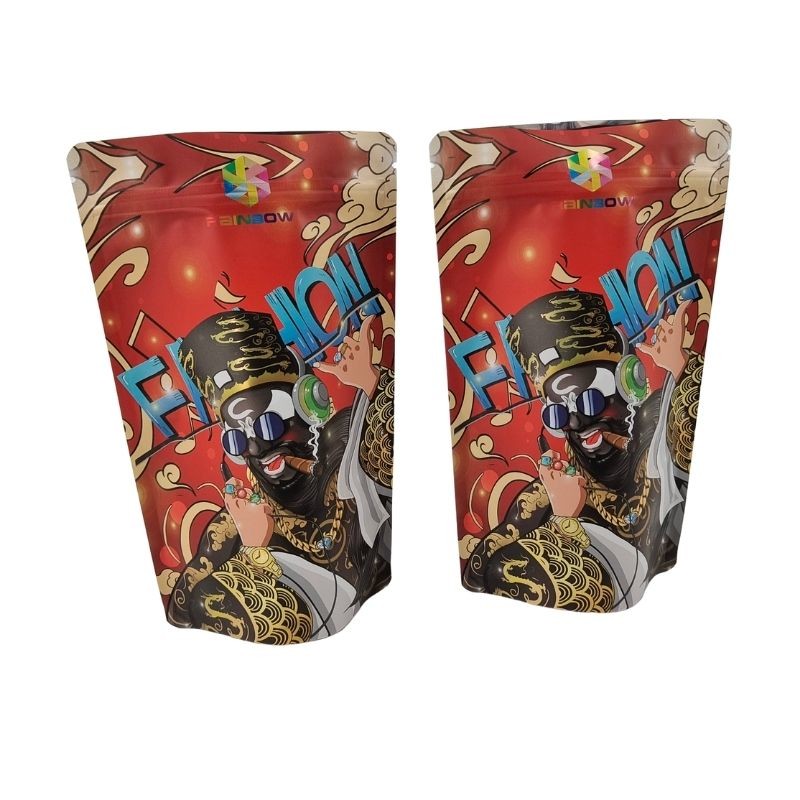 Chất liệu mỹ phẩm chống nước và mạnh mẽ mang túi xách với Zipper đứng lên