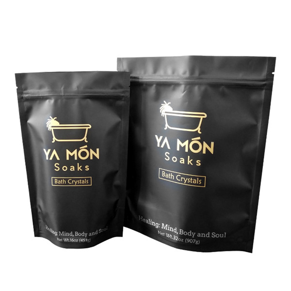 Vỏ giấy bạc cho túi quét cơ thể đứng lên với Zipper