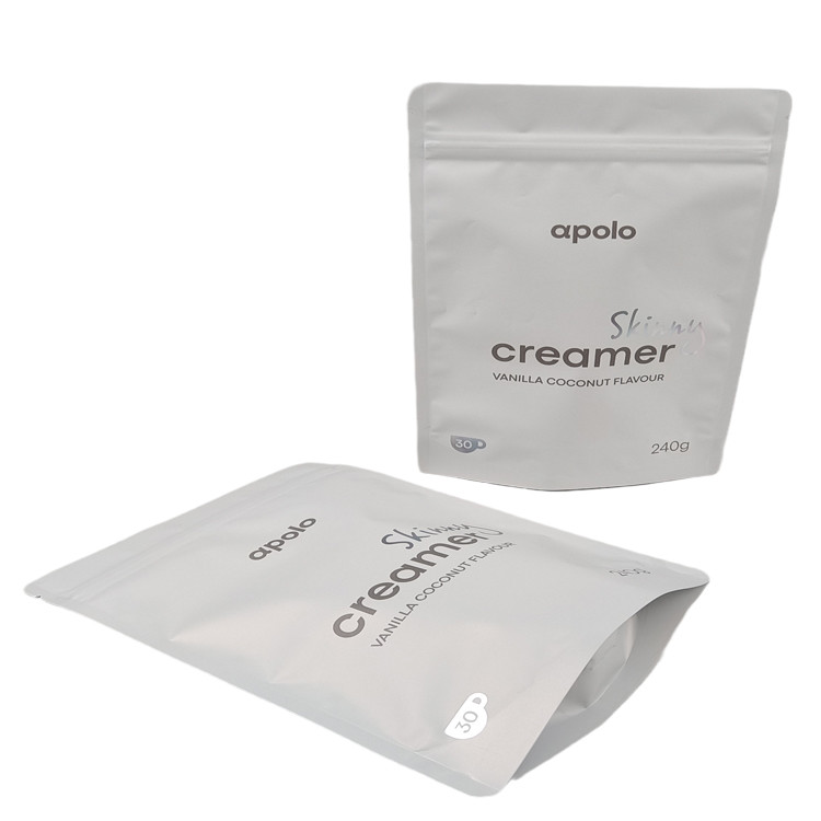 Nhà máy cung cấp giấy nhôm kẹo kẹo bao bì chống mùi khóa kéo đứng lên túi Mylar cho cà phê protein gia vị Fl