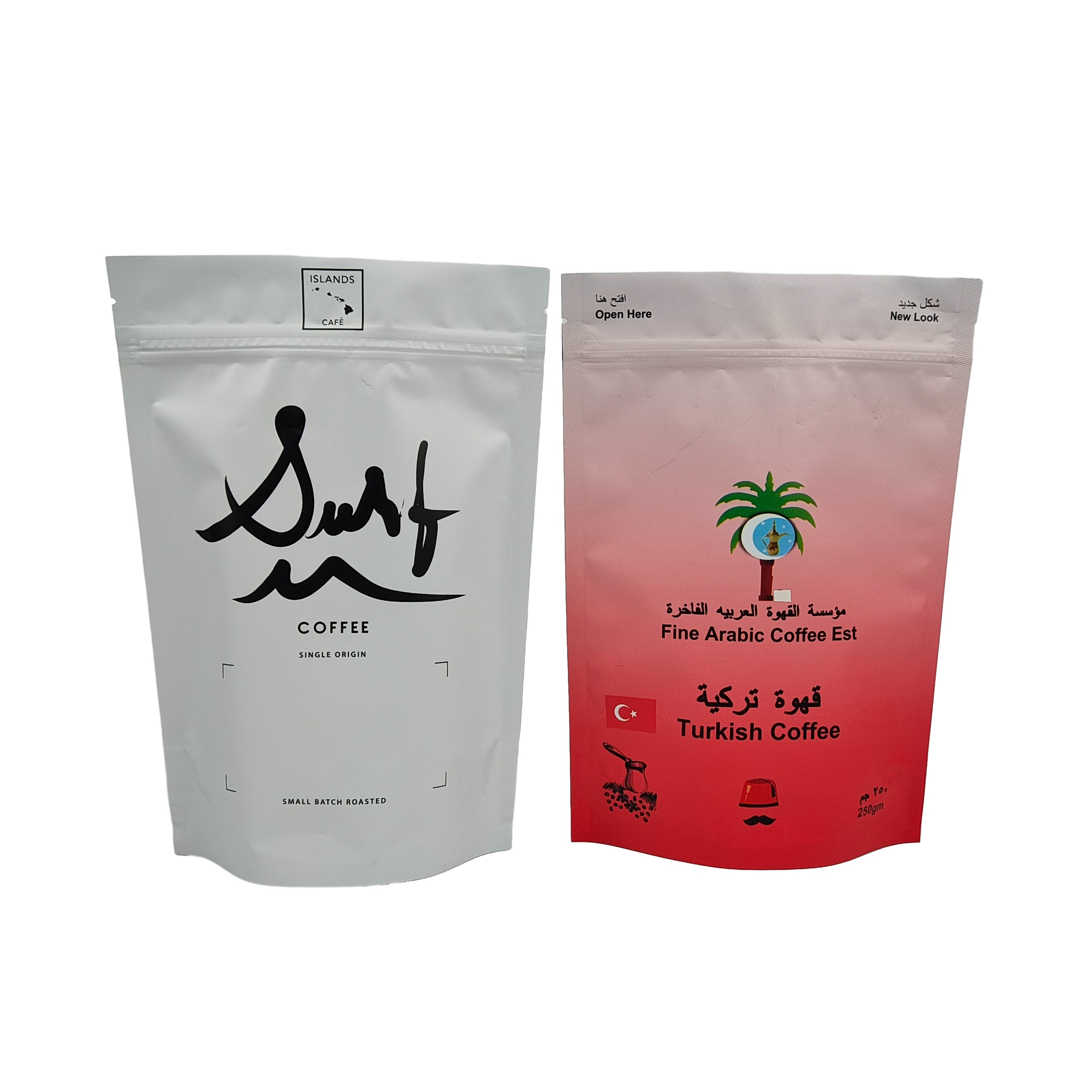 Hình minh bạch cửa sổ chất lượng thực phẩm túi đóng gói tùy chỉnh in ziplock lại có thể đứng lên túi