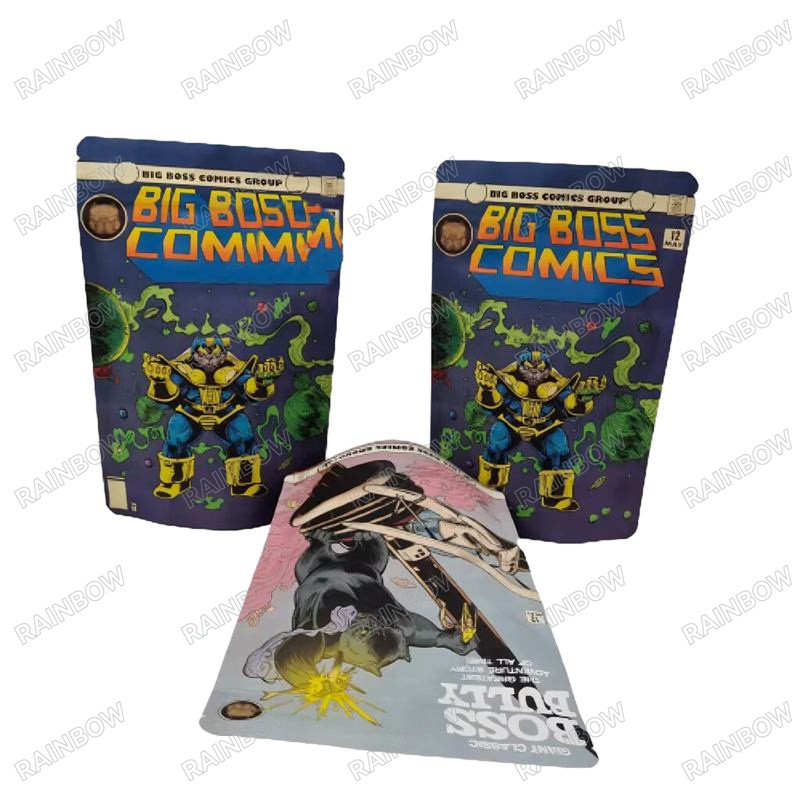 Nhập khẩu được đóng lại bằng cách giữ kín nhiệt đứng lên túi giấy đồ ăn nhẹ bánh quy đồ ăn đóng gói túi khóa