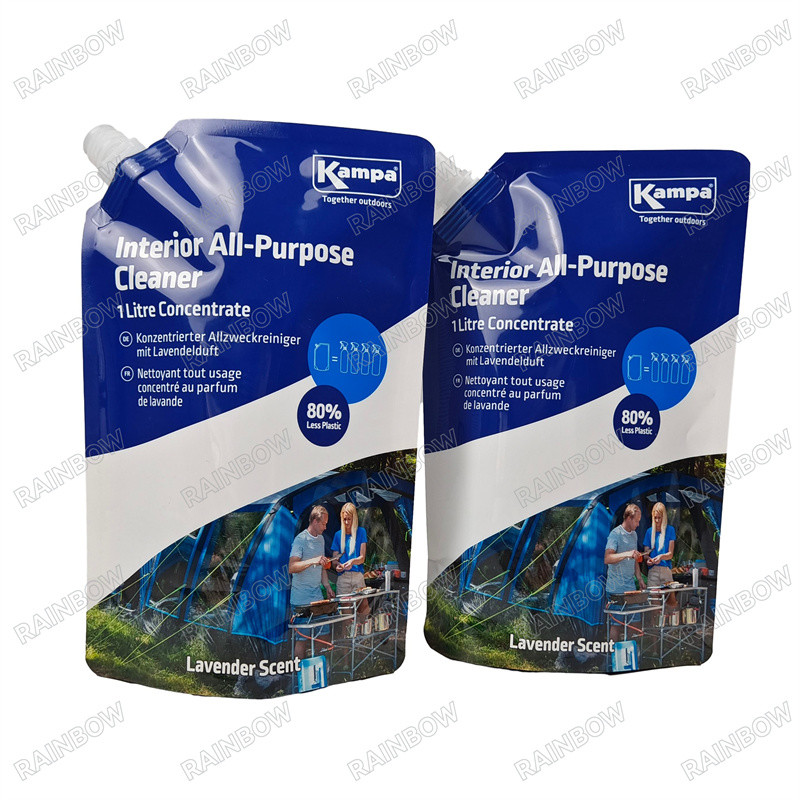 Thực phẩm, đồ uống, nước trái cây với Zipper & Side Spout pouch Food Grade Stand up Spout pouch for baby