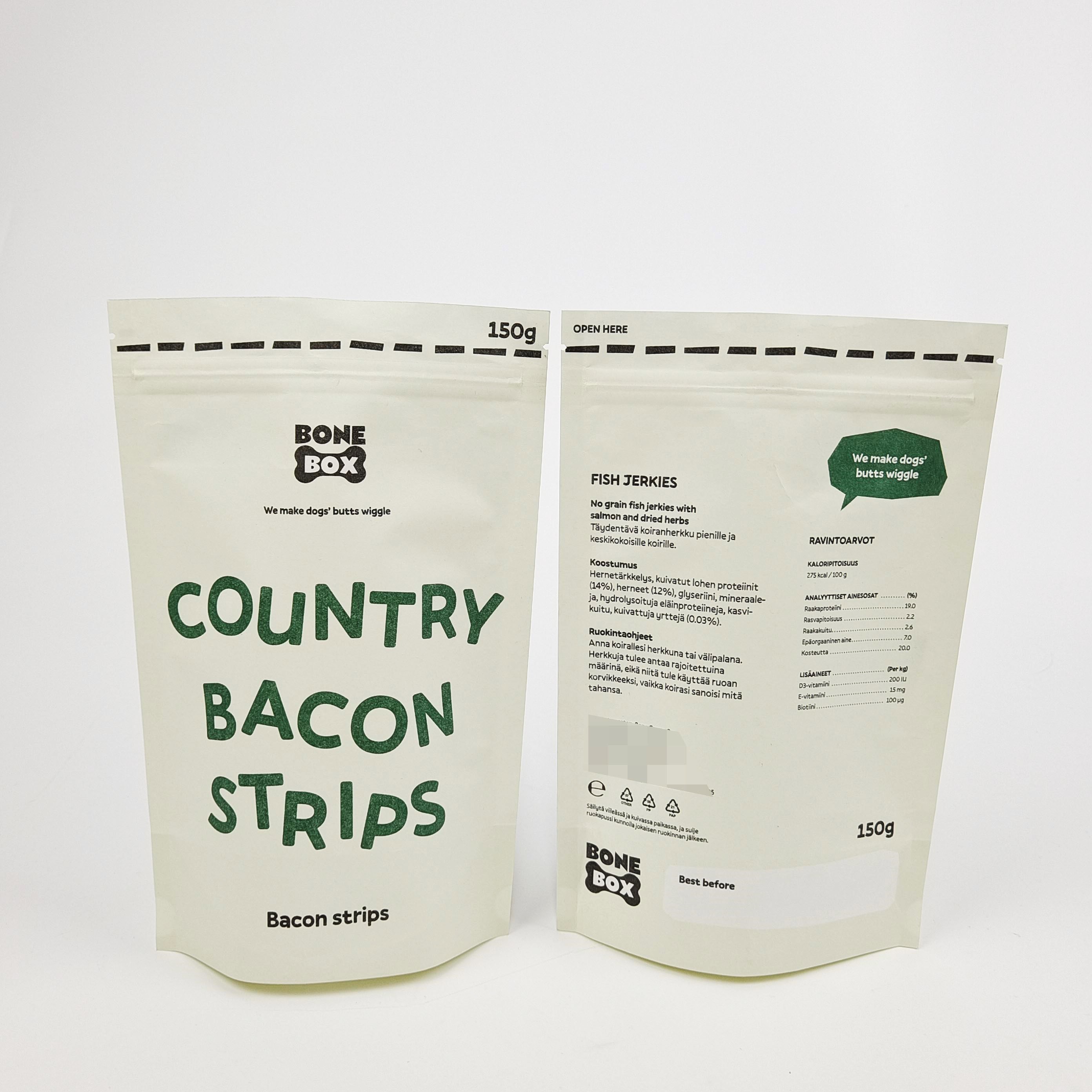 Vật liệu tay cầm trắng và đứng bao gồm trong túi quà tặng cá nhân