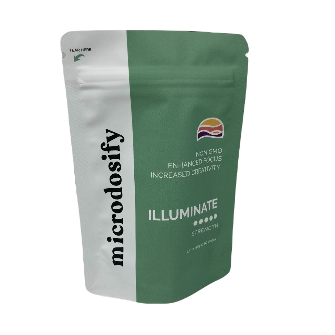 Chất liệu y tế lá cỏ dại 3 mặt niêm phong túi chống mùi túi Mylar tùy chỉnh với cửa sổ