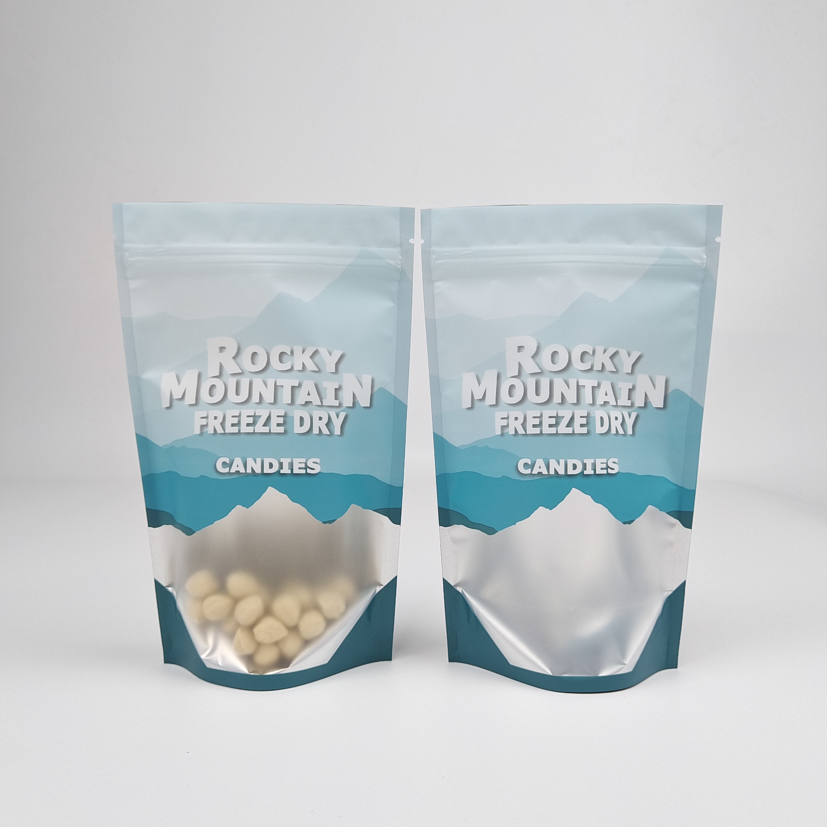 Nhãn nhiệt in tùy chỉnh 250g 500g Candy Doypack chống mùi đứng lên túi nhựa bao bì Mylar Ziplock túi