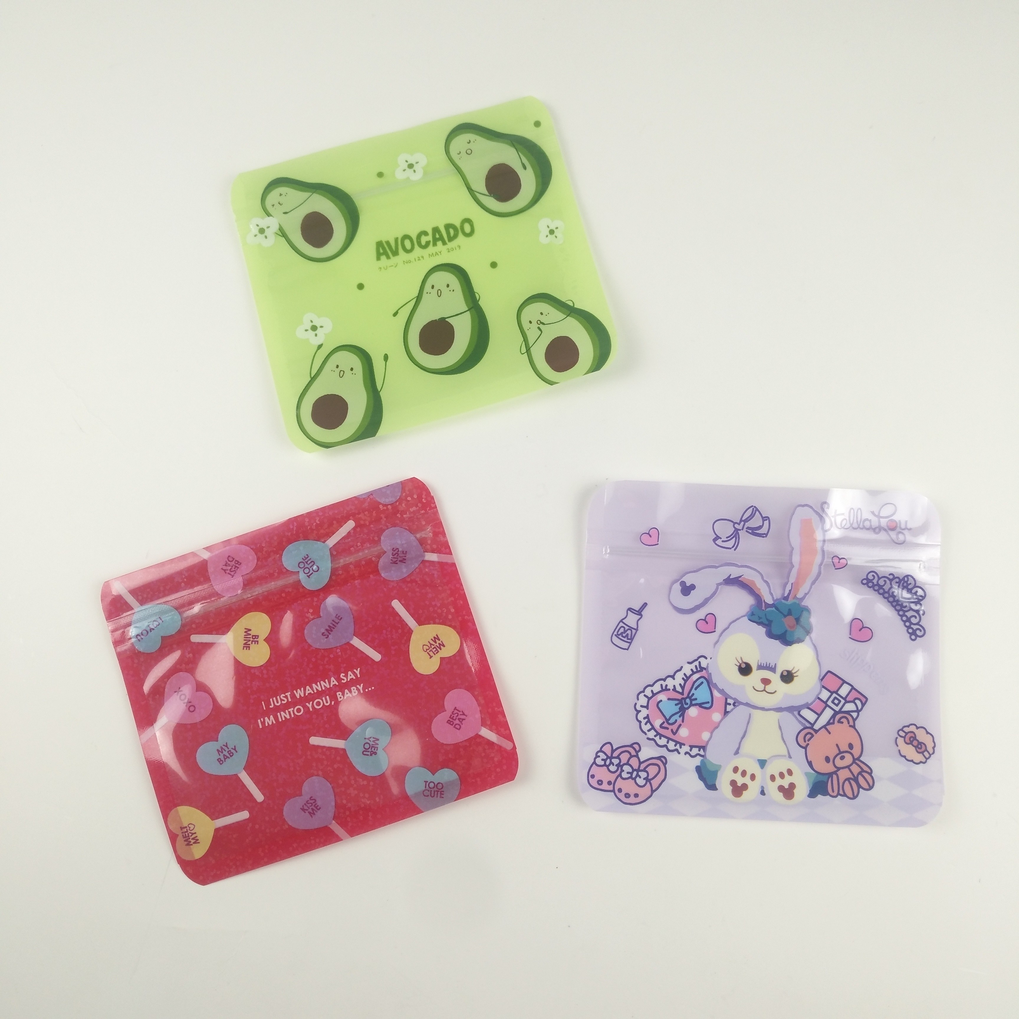 Kích thước và màu sắc tùy chỉnh có sẵn túi nhựa bao bì cho bao bì thực phẩm