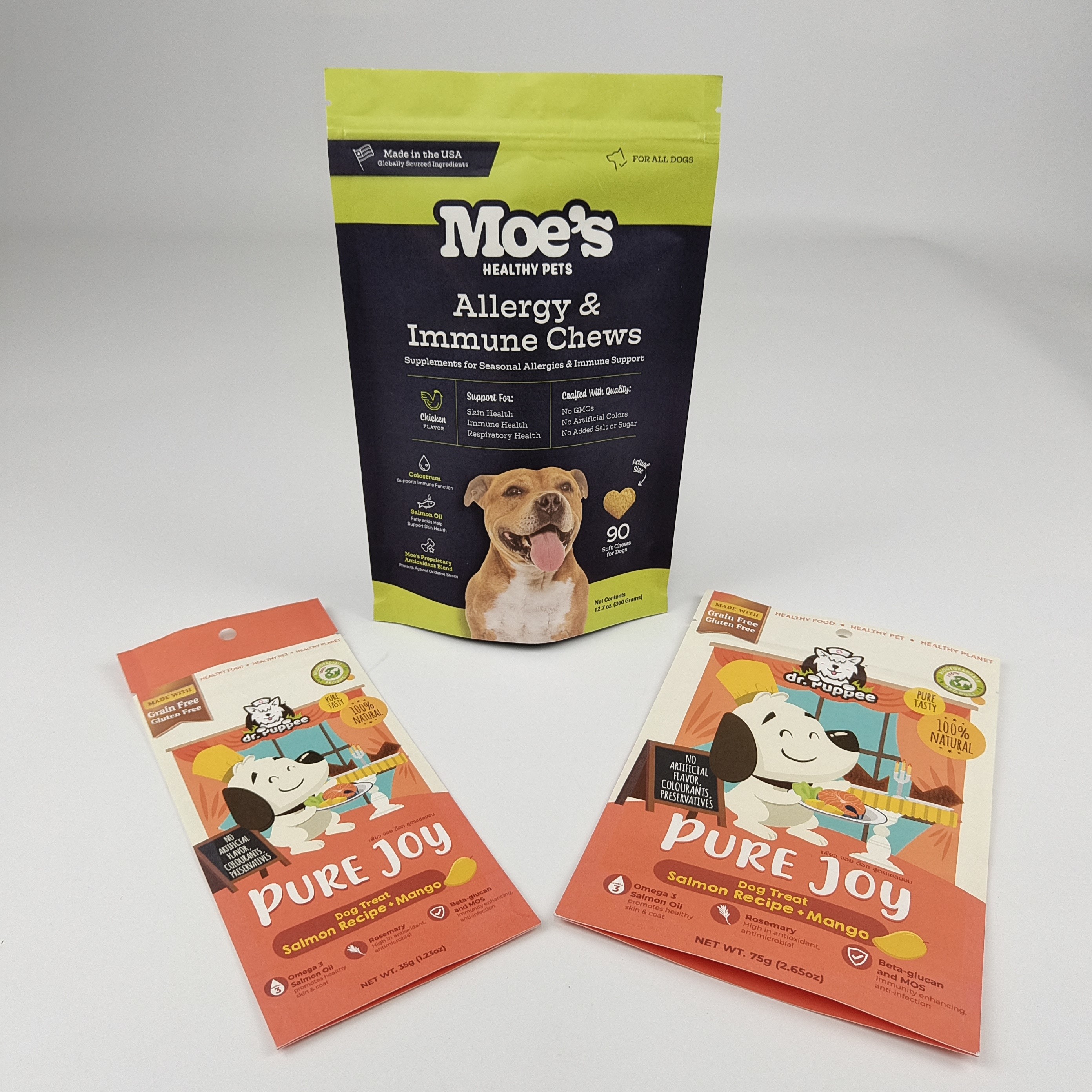 Có thể tái chế môi trường thân thiện bán buôn Logo tùy chỉnh in kỹ thuật số túi giấy kraft phân hủy