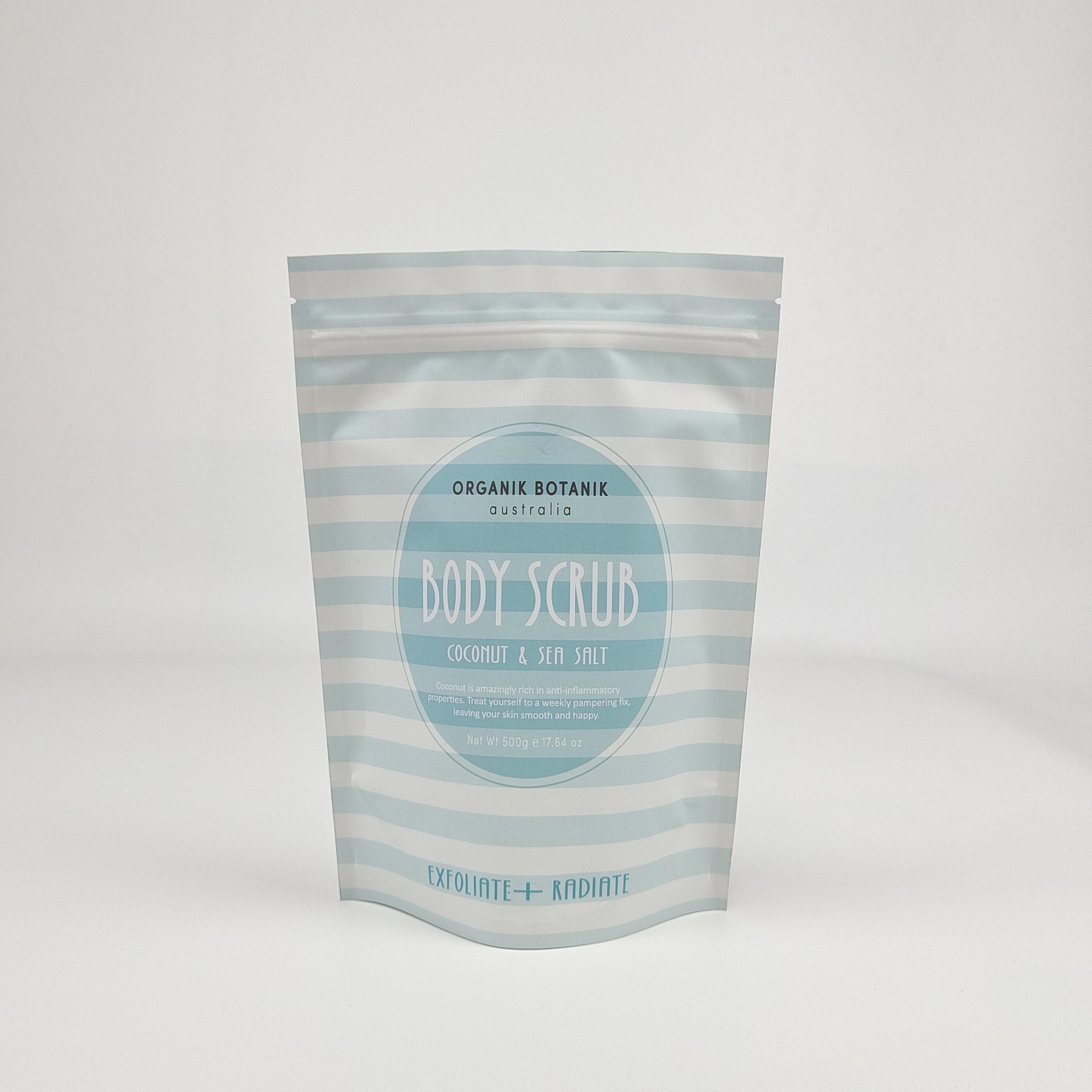 Chất lượng cao Body Scrub in ấn gói túi nhựa nhôm giấy tùy chỉnh Zipper đứng lên túi cho muối tắm