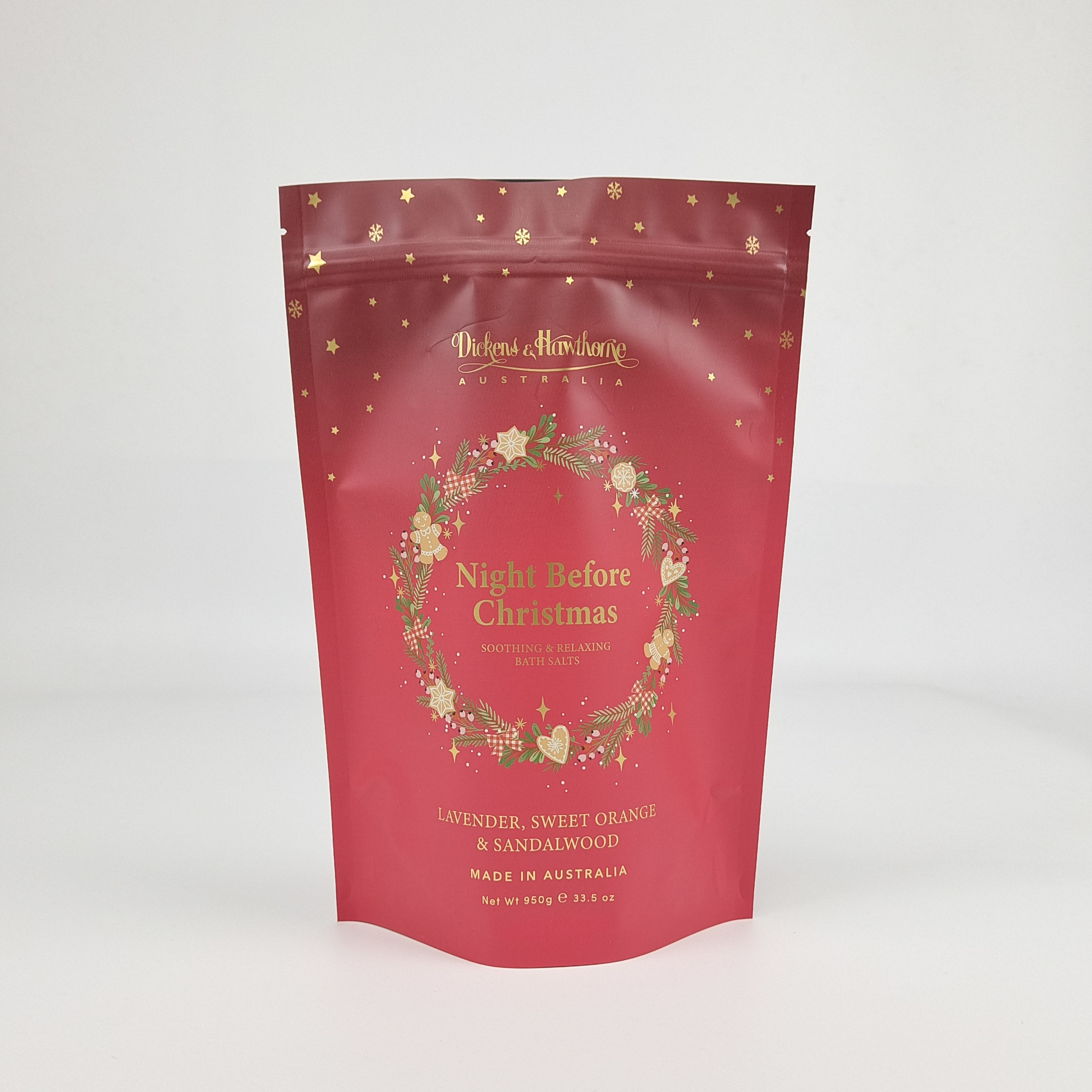 Khóa khóa Zip tái chế Đứng lên túi nhôm nhựa Body Scrub Thưởng thức spa tắm ngâm nước biển muối ẩm chống nhựa Packagin