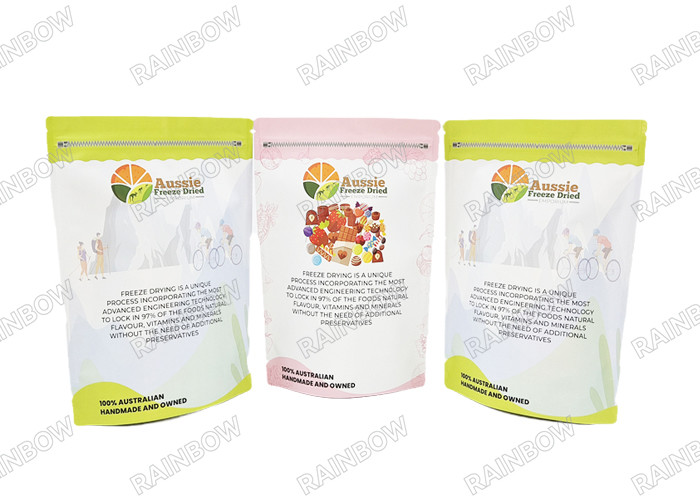 Nhựa nhôm chống mùi Đứng lên túi có thể khóa lại Ziplock chống trẻ em 28g túi Mylar